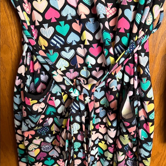 Kate Spade Multicolor Heart Pattern Robe - Picture 3 of 6